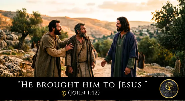Andrew and Jesus